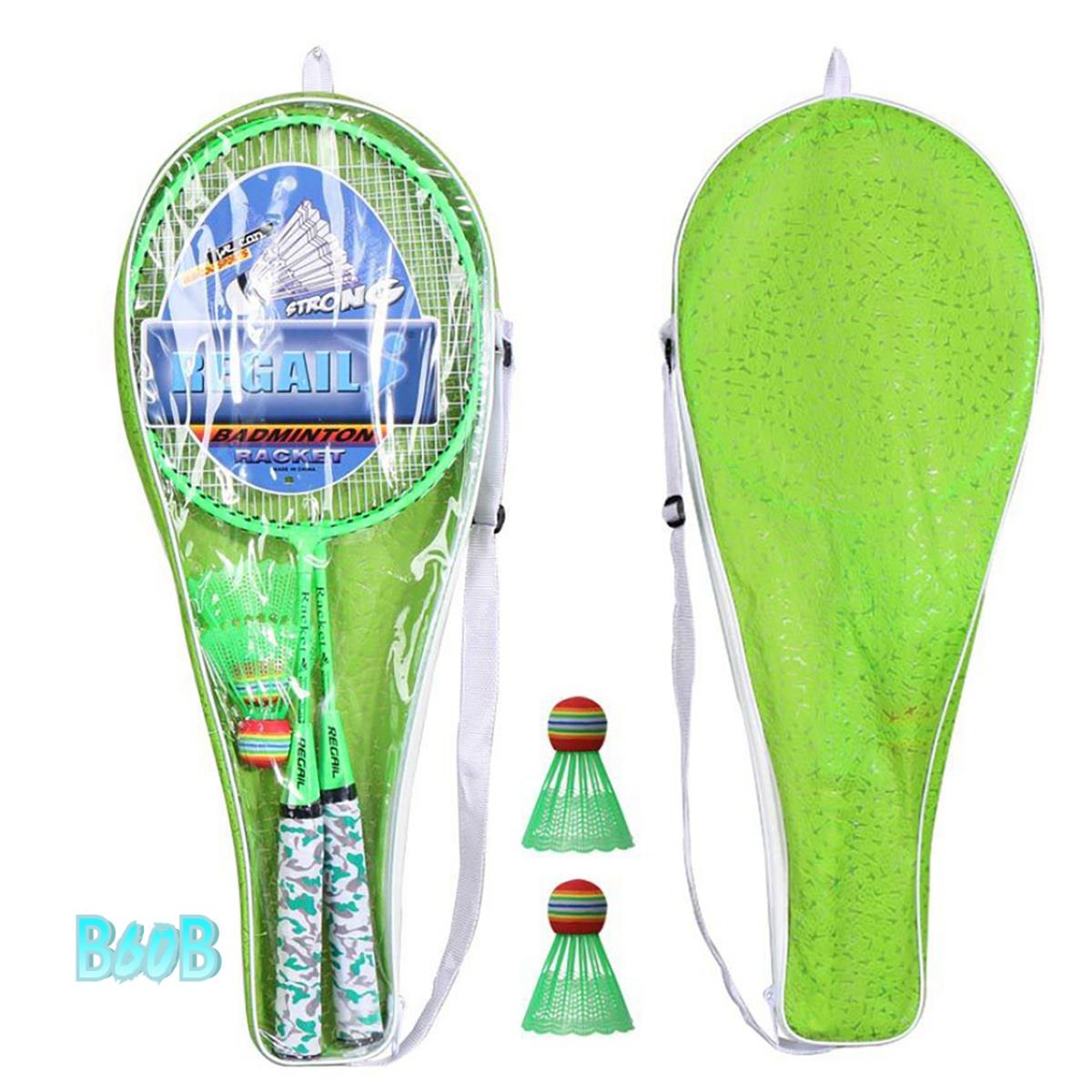 Indoor Sport And Outdoor Sports - Raquetes de badminton para crianças, conjunto