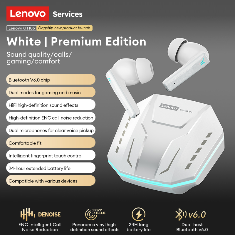 Outdoor Sport Doo - Fones de Ouvido para Jogos Lenovo