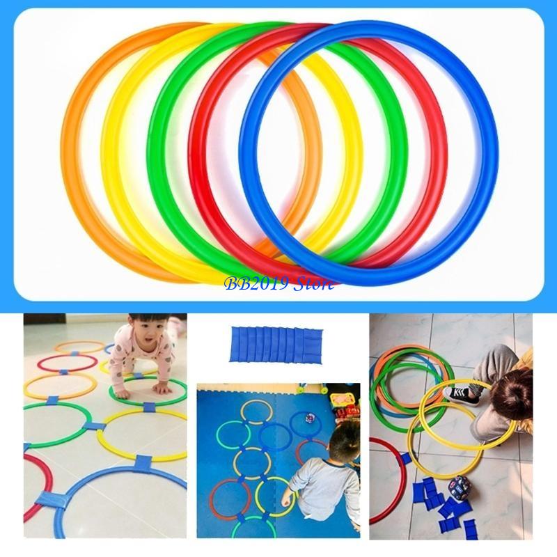 Indoor Sport And Outdoor Sports - Conjunto aro salto colorido Q0KB Brinquedo