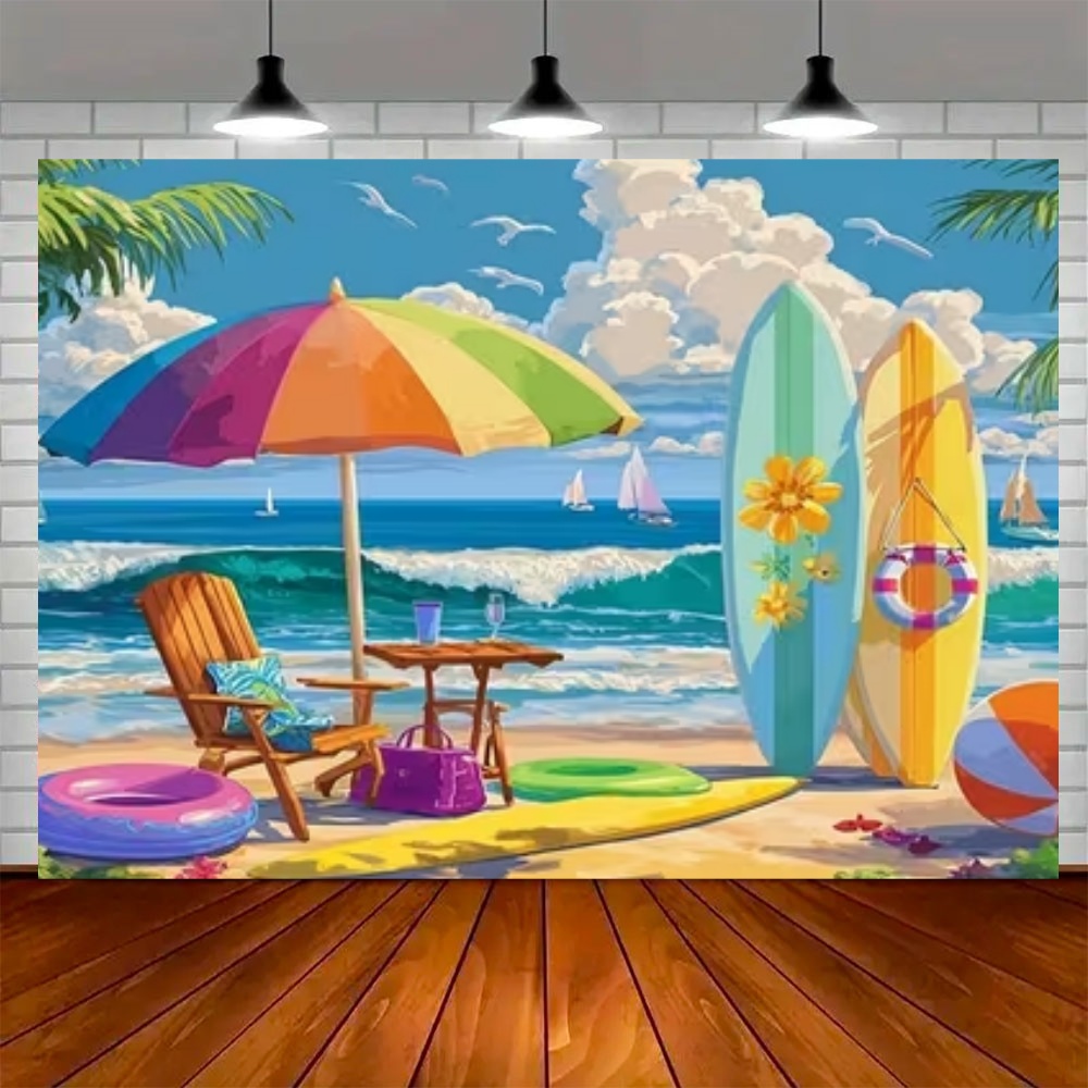 Cenário Temático de Verão: Pra - Outdoor Sport Background avaliação e preço