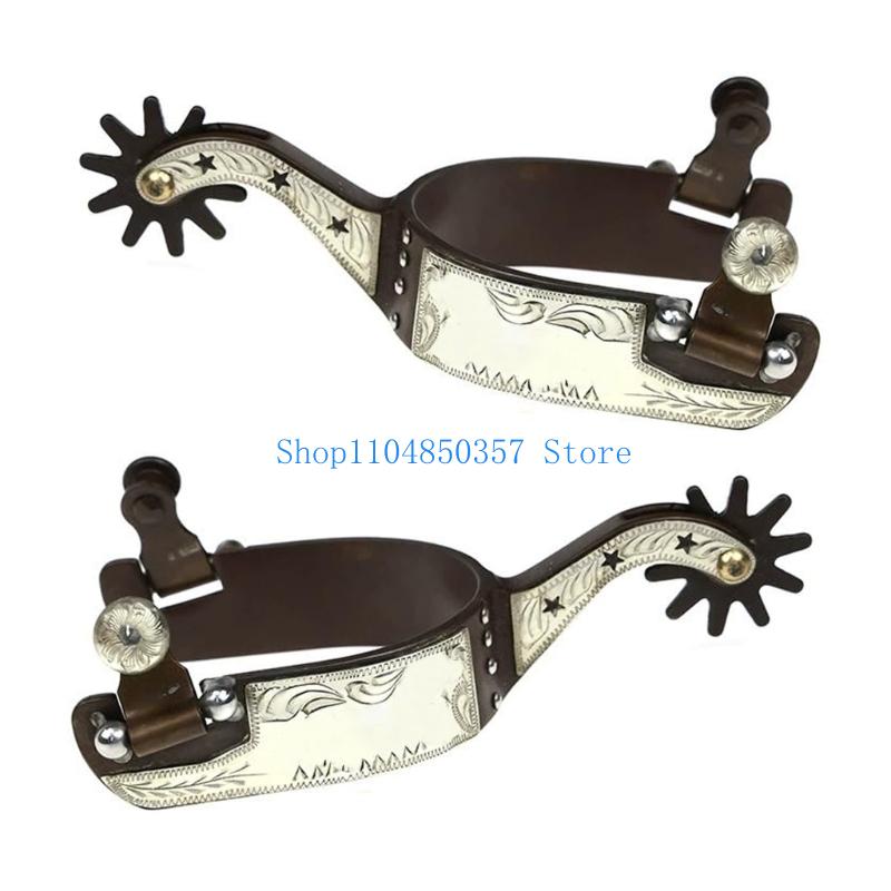 5ASD Western Cowboy Spur com R - Brushing Boot Horse avaliação e preço