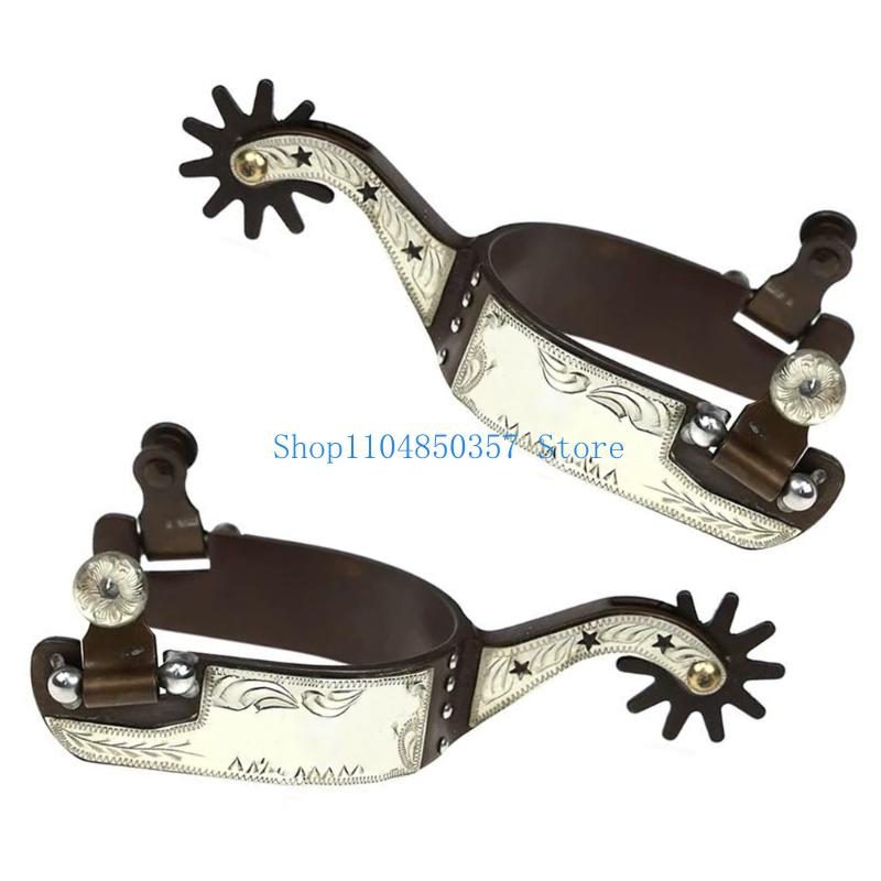 5ASD Western Cowboy Spur com R - Brushing Boot Horse avaliação e preço