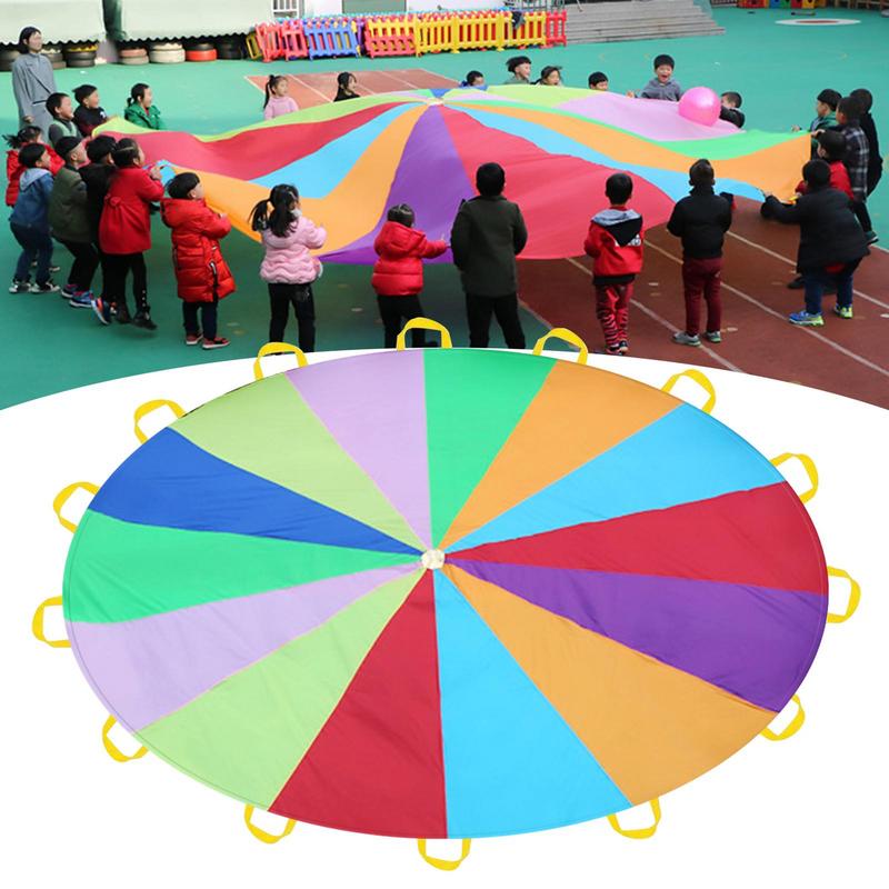 Pára-quedas arco-íris para cri - Outdoor Sports Umbrella avaliação e preço