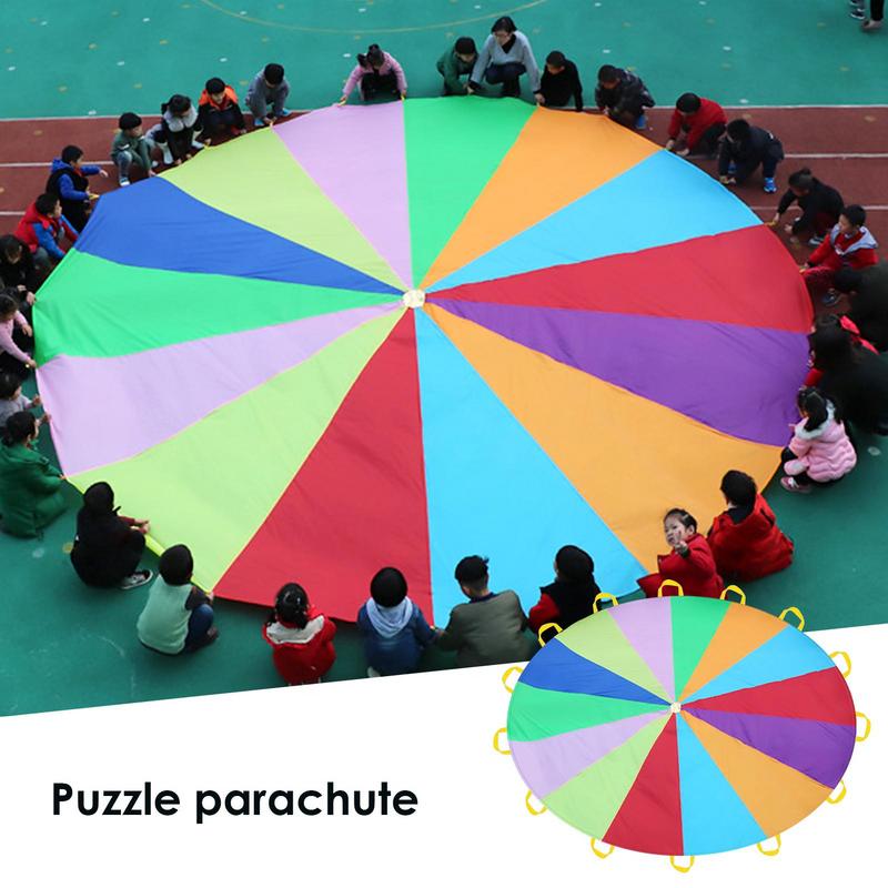 Pára-quedas arco-íris para cri - Outdoor Sports Umbrella avaliação e preço
