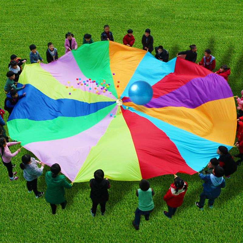 Pára-quedas arco-íris para cri - Outdoor Sports Umbrella avaliação e preço