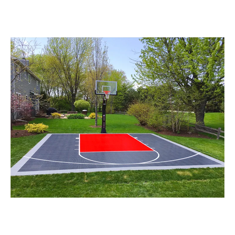 20x20 pés quintal quadra de ba - Outdoor Sport Court Tiles avaliação e preço