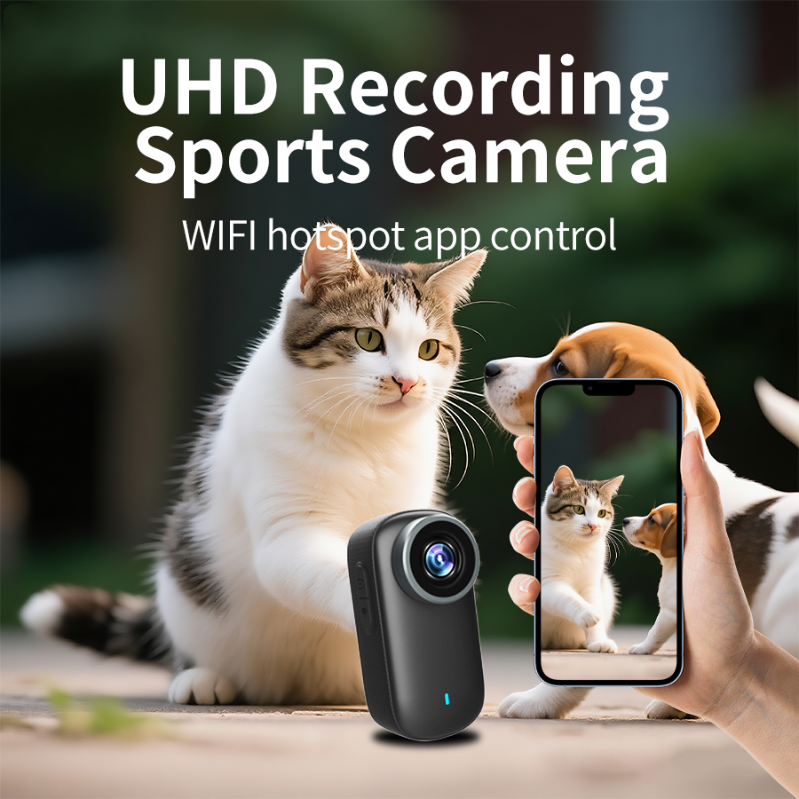 Câmera de Ação 4K para Animais - Indoor Sport And Outdoor Sports avaliação e preço