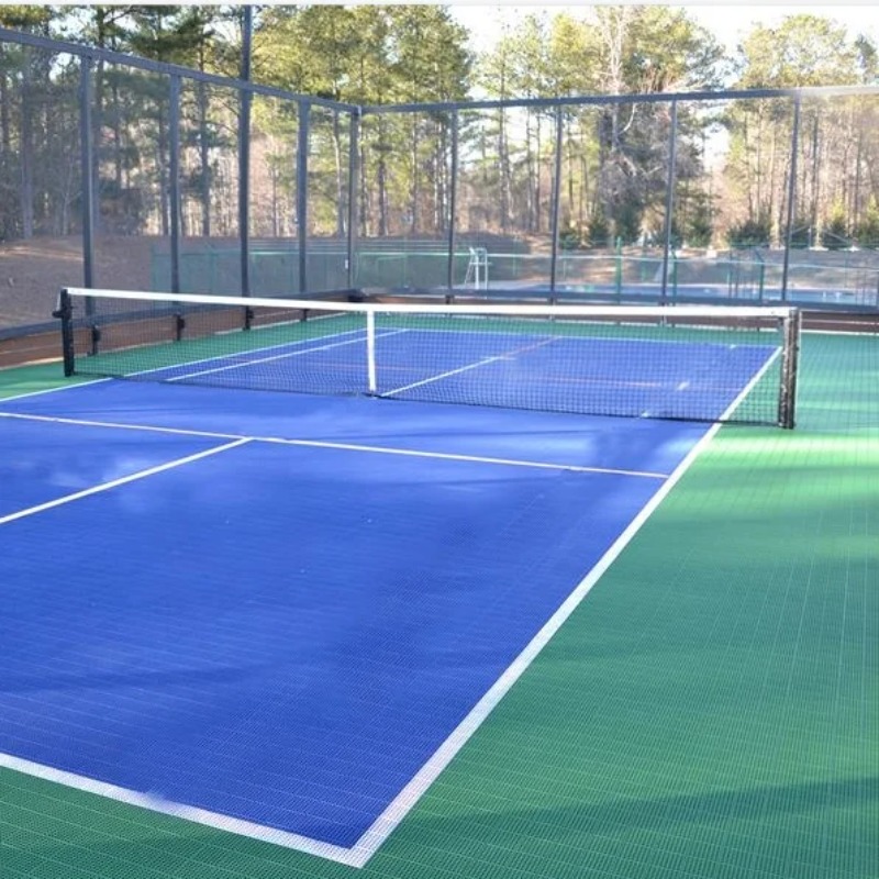 PP Pickleball Court Flooring T - Outdoor Sport Court Tiles avaliação e preço