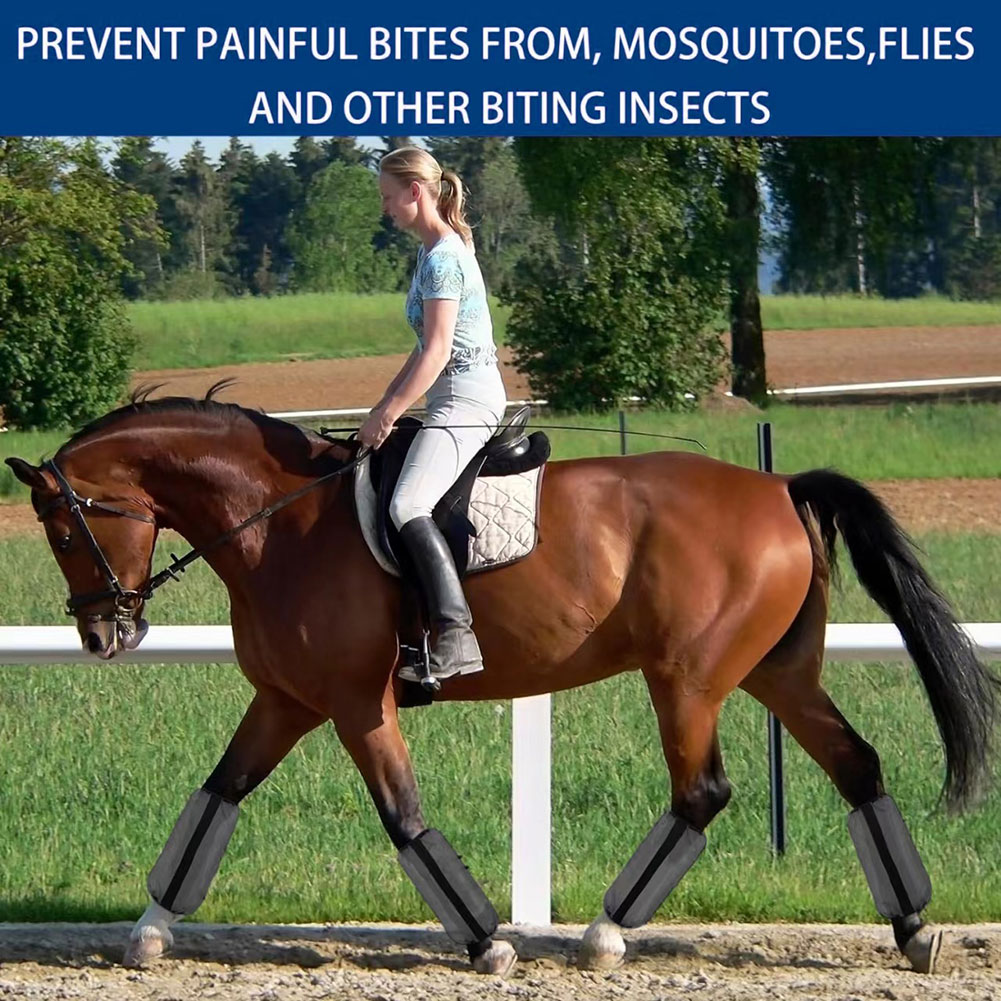 4 Peças Botas de Malha Respirá - Brushing Boot Horse avaliação e preço