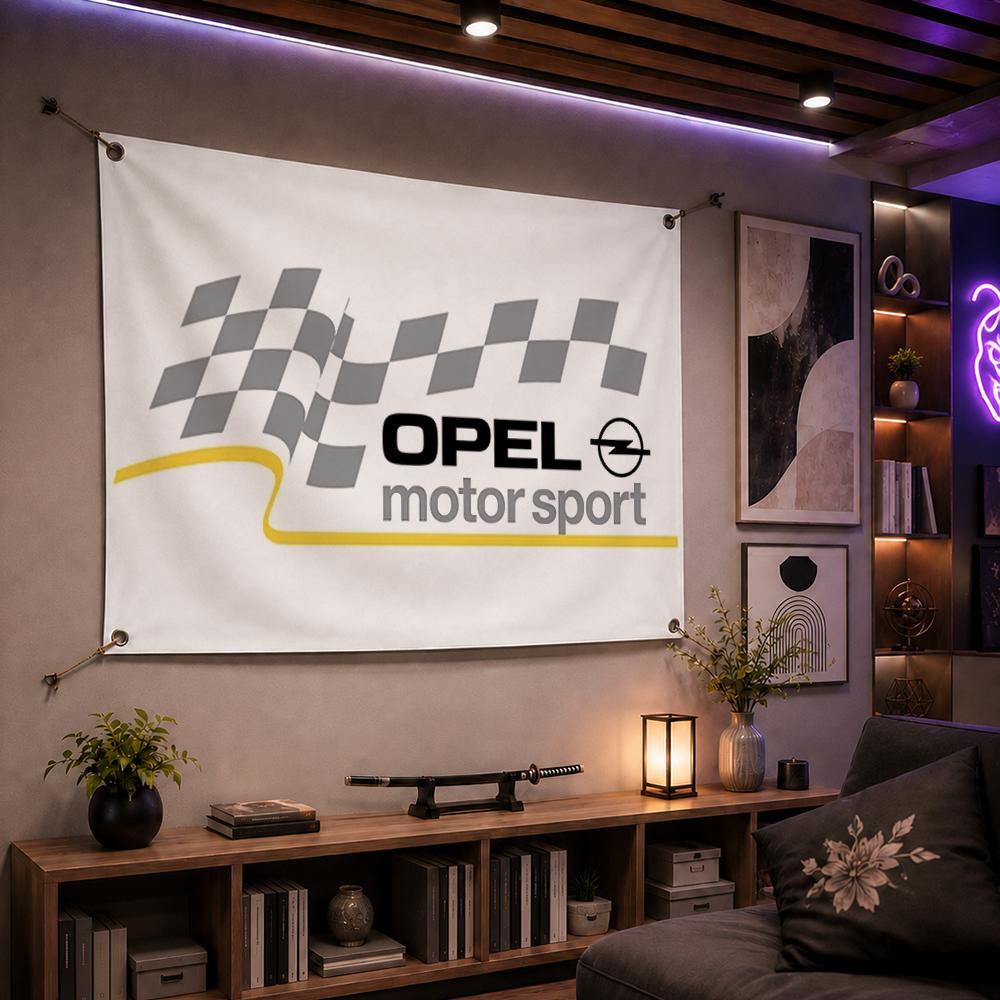 Bandeiras de metal com logotip - Outdoor Sport Background avaliação e preço