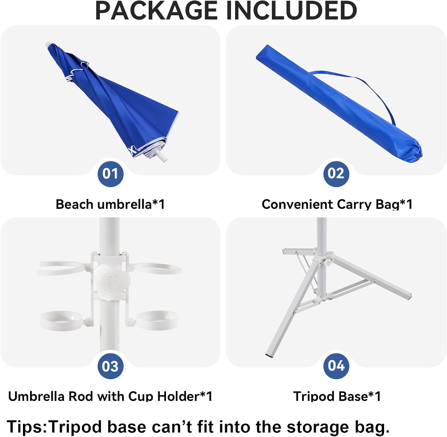 Guarda-Sol Portátil de 6,5 pés - Outdoor Sports Umbrella avaliação e preço